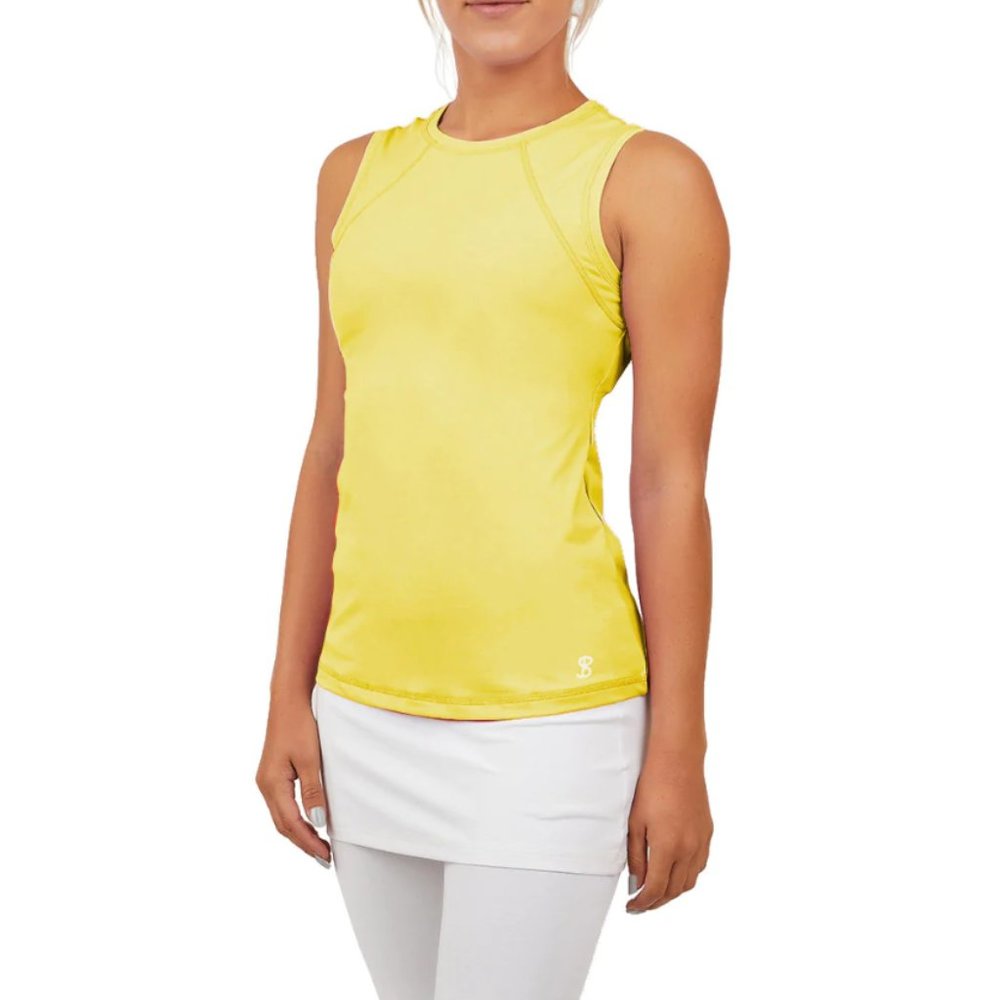 Sofibella UV Colors Womens Sleeveless Tennis Shirt